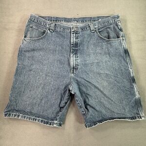 Wrangler Men's Carpenter Jean Shorts Size 42 REGULAR Blue 9 Inch